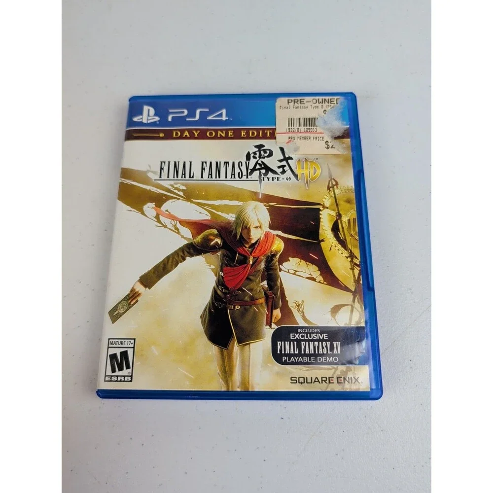 Final Fantasy Type-0 HD -- Day One Edition (Sony PlayStation 4, 2015) PS4